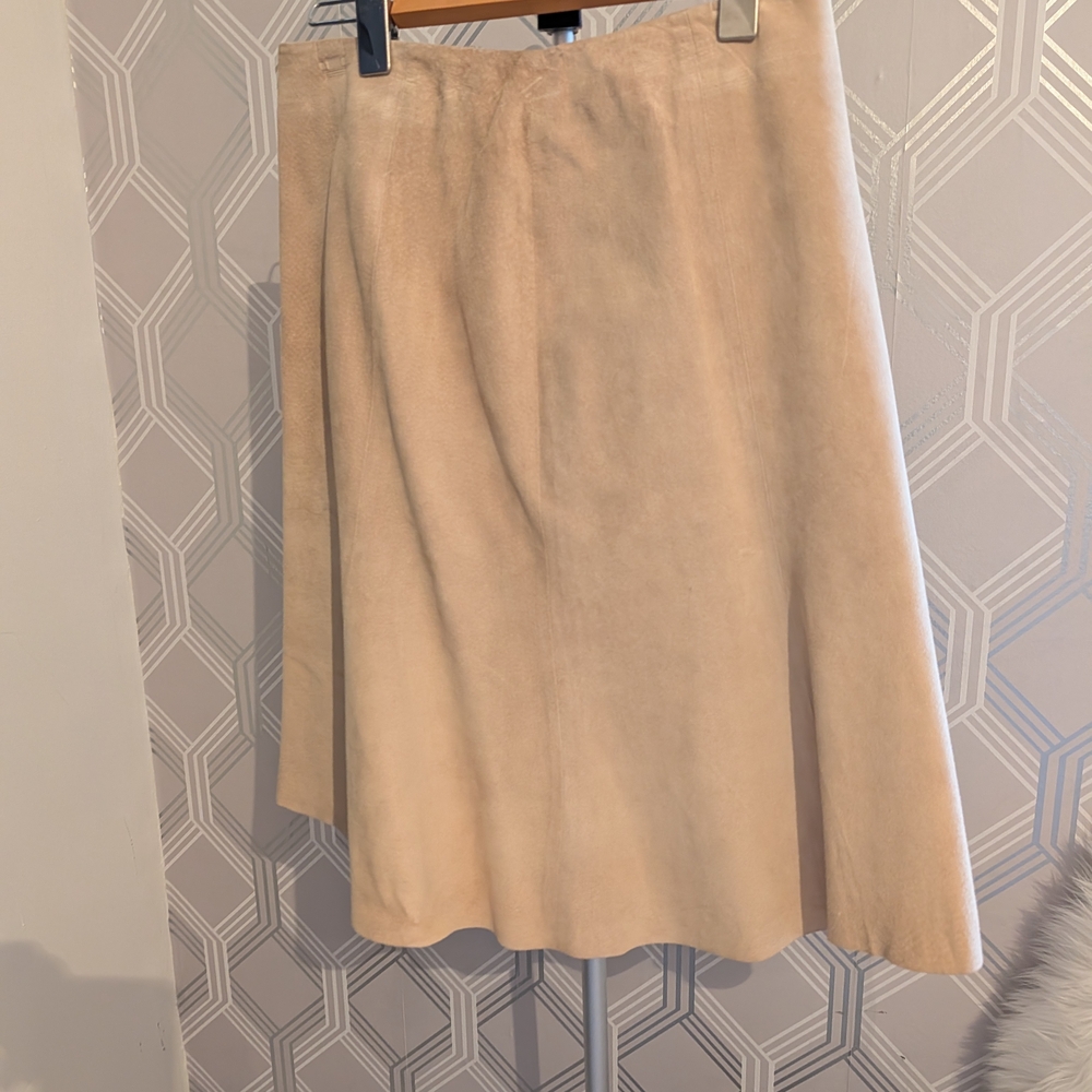Danier Cream A-Line Skirt